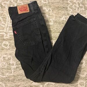 Levi’s Black Straight Jeans